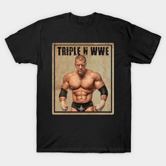 Triple H T-Shirt by katroxdesignshopart444